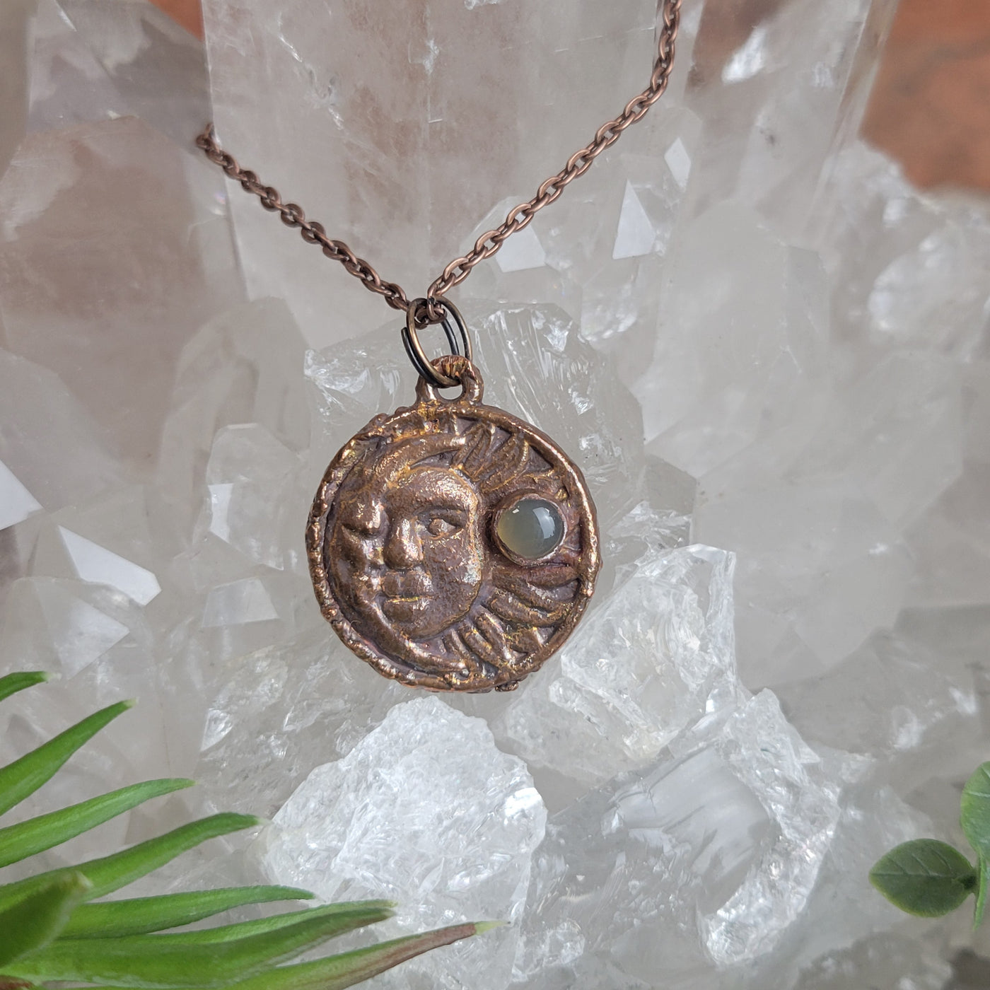 Electroformed Copper Shape Necklaces- Artisan Made