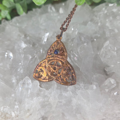 Electroformed Copper Shape Necklaces- Artisan Made