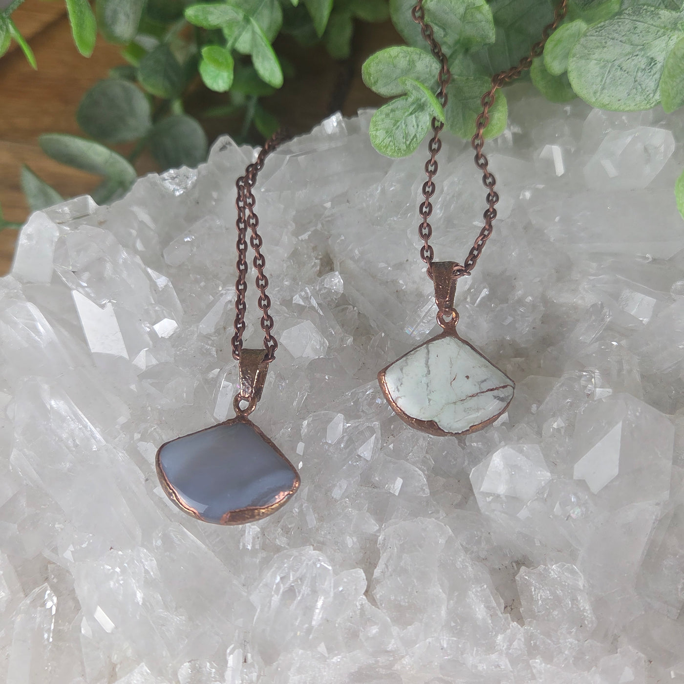 Electroformed Copper Shape Necklaces- Artisan Made