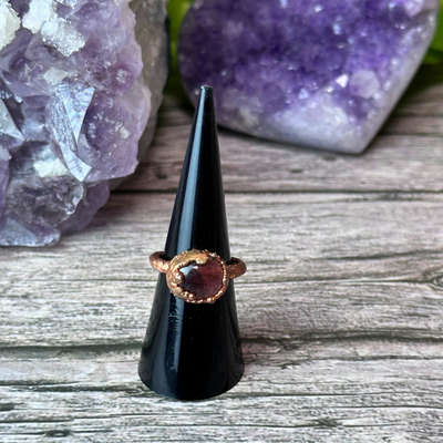 Electroformed Gemstone Rings - Artisan Made