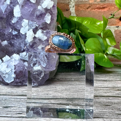 Electroformed Gemstone Rings - Artisan Made