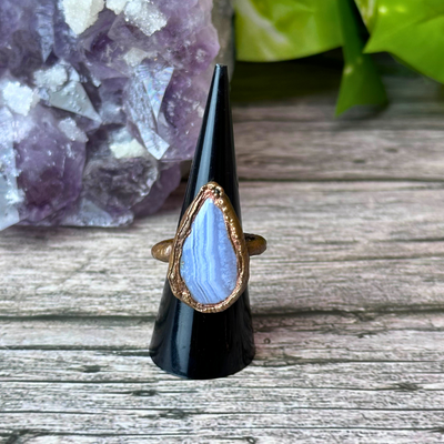 Electroformed Gemstone Rings - Artisan Made