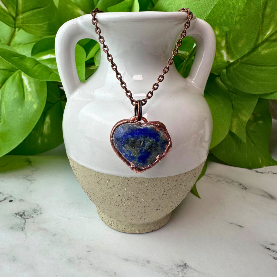 Electroformed Heart Necklace - Artisan Made