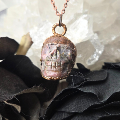 Electroformed Skull Necklace - Artisan Made
