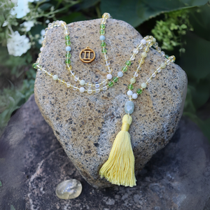 Gemini Zodiac Mala - Artisan Made