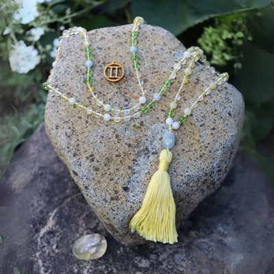 Gemini Zodiac Mala - Artisan Made