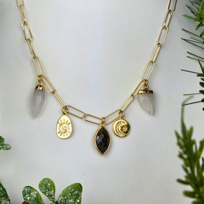 Gemstone & Charm Necklaces - Artisan Made