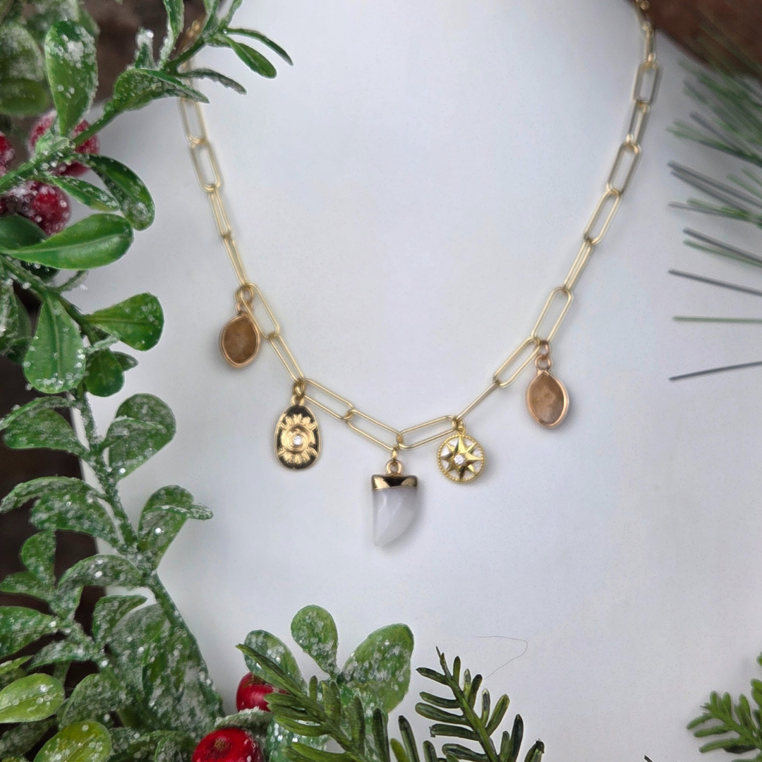 Gemstone & Charm Necklaces - Artisan Made