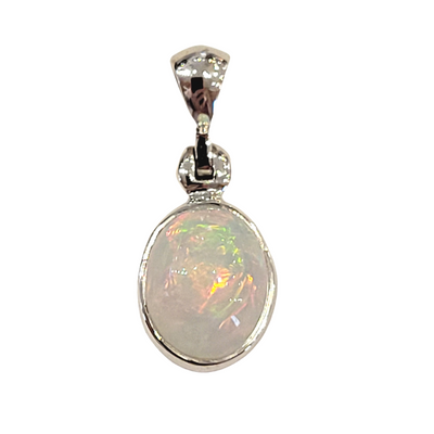 Gemstone Polished Bezel sterling silver Pendant