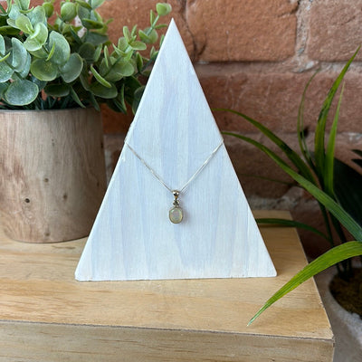 Gemstone Polished Bezel sterling silver Pendant