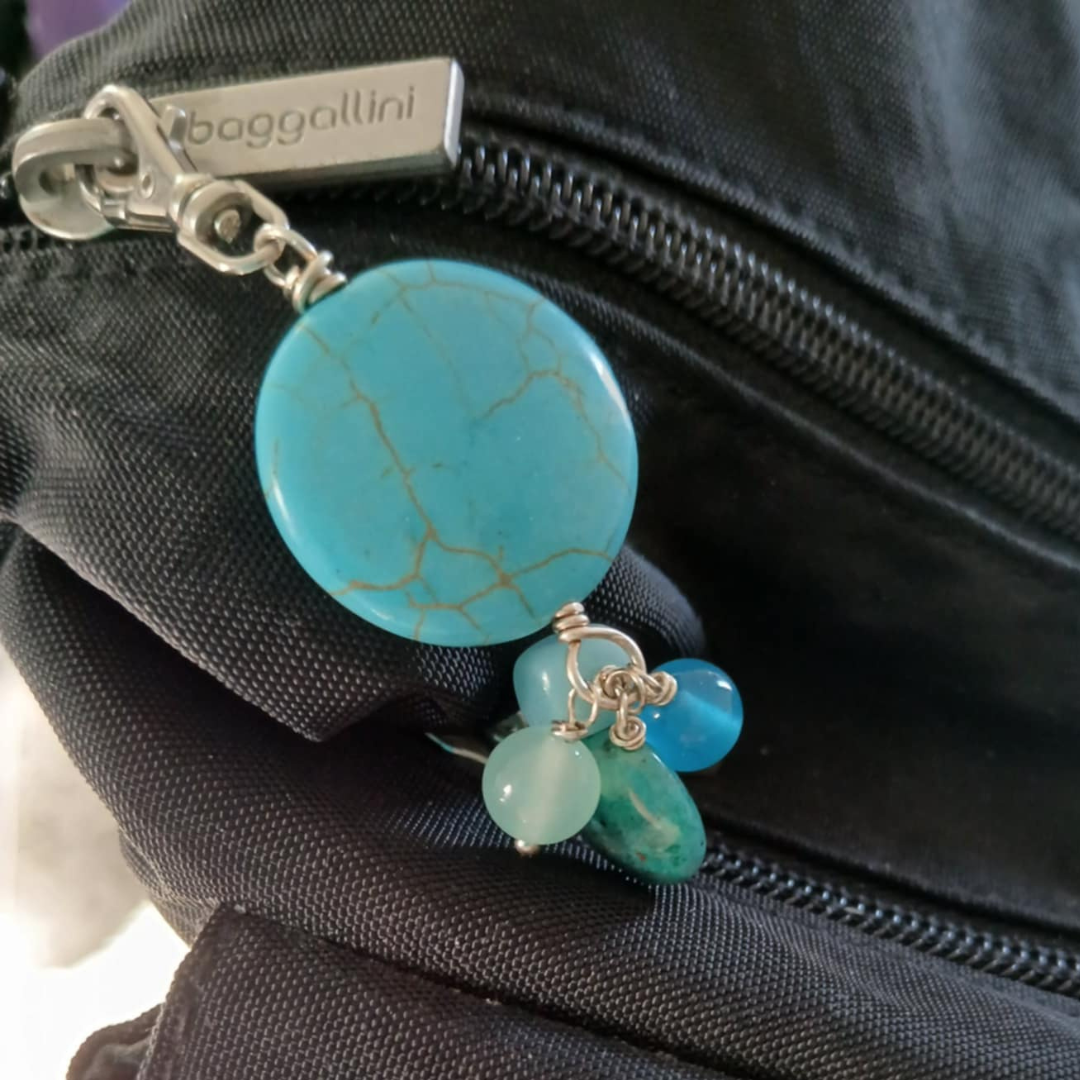 Gemstone Purse Charms- Artisan Made