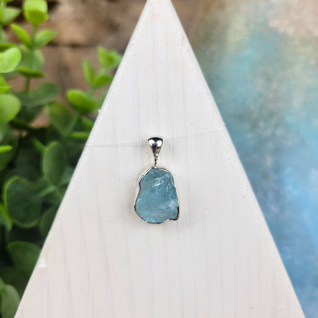 Gemstone Rough Prong Pendant-Variants