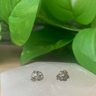 Gemstone Rough Prong Sterling Silver Stud Earrings-Assorted 5-10mm