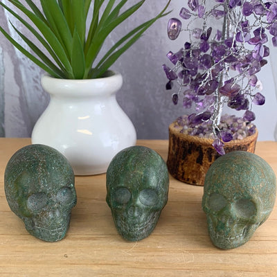 Gemstone Skull 2-Inch - Assorted