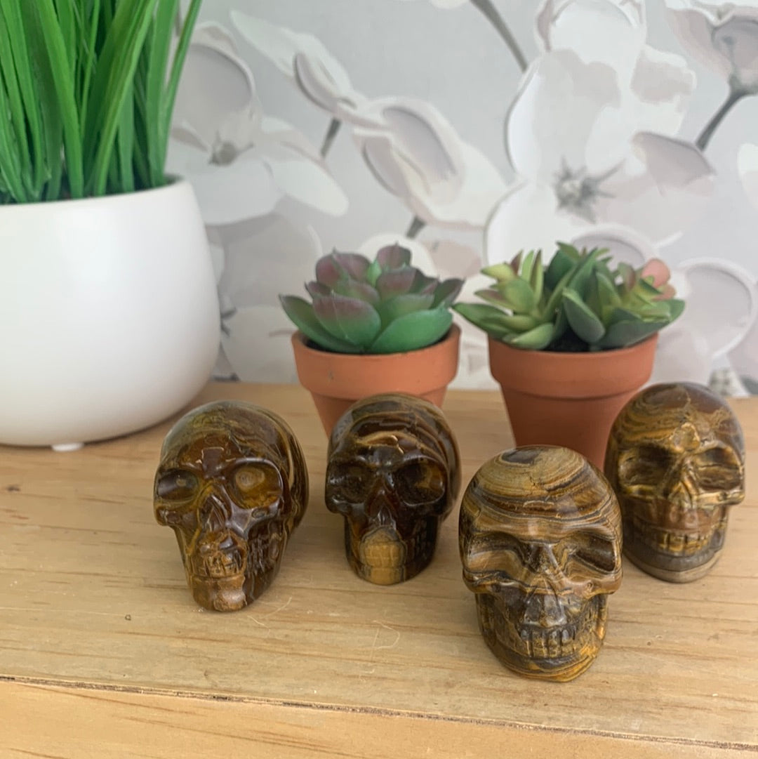 Gemstone Skull 2-Inch - Assorted