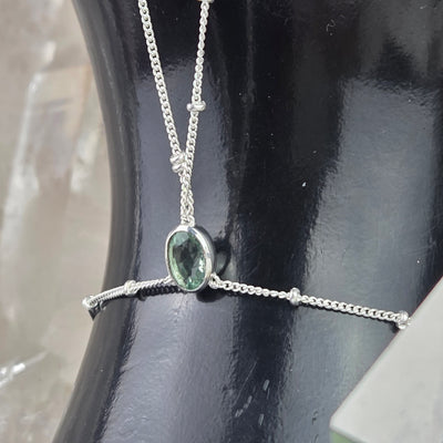 Gemstone Sterling Silver Hand Chain - Variants