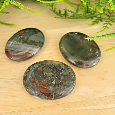 Gemstone Worry Stone 2"-Assorted