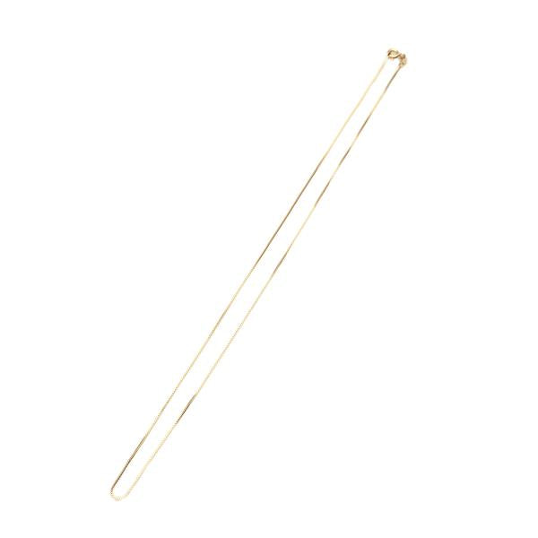 gold Vermeil 18-inch Box Chain 22k gold