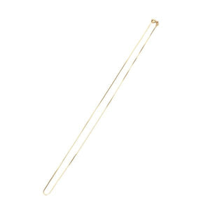 gold Vermeil 18-inch Box Chain 22k gold