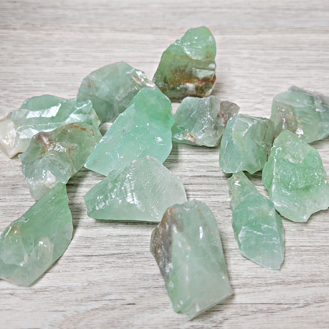 Green Apple Rough Calcite *Sold Individually*