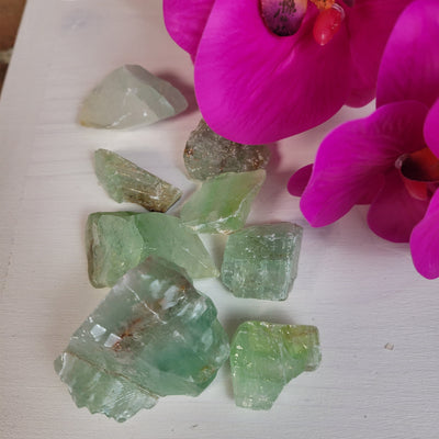 Green Apple Rough Calcite *Sold Individually*