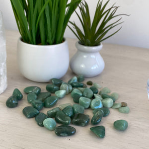 Green Aventurine Tumbled-1" *Sold Individually*