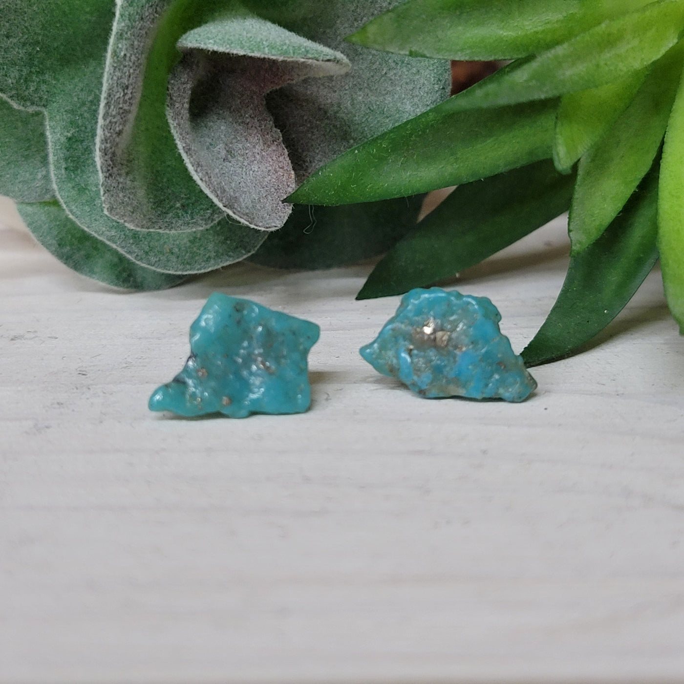 Handmade Gemstone Stud Earrings - Assorted Gemstones