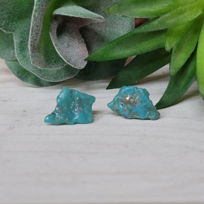 Handmade Gemstone Stud Earrings - Assorted Gemstones