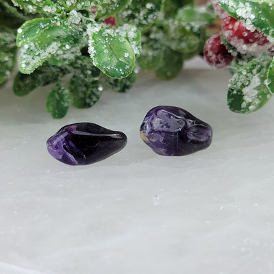 Handmade Gemstone Stud Earrings - Assorted Gemstones