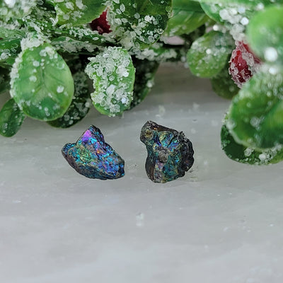 Handmade Gemstone Stud Earrings - Assorted Gemstones
