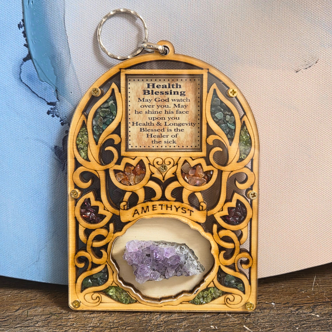 Health Blessing Wall Hanging – Handmade