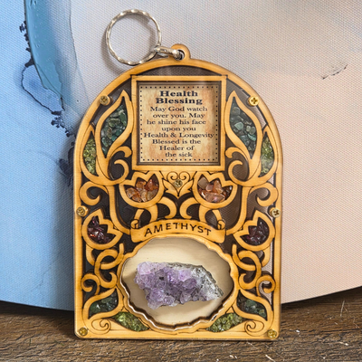 Health Blessing Wall Hanging – Handmade