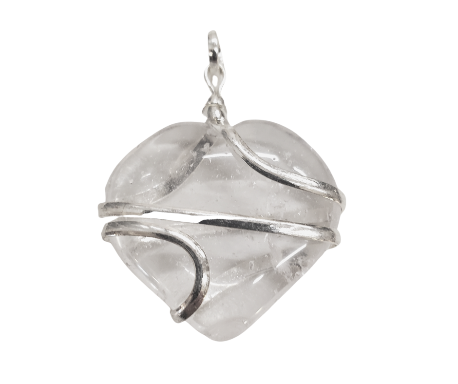 Heart Pendant Wire Wrapped 1