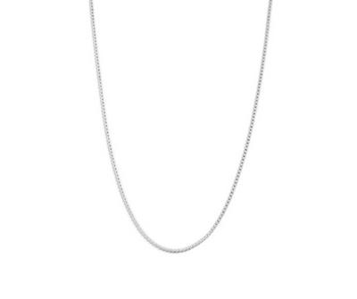 Italian Sterling Silver 15-inch Box Chain