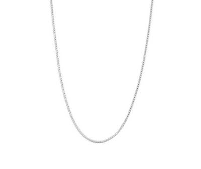 Italian sterling silver 16-inch Box Chain