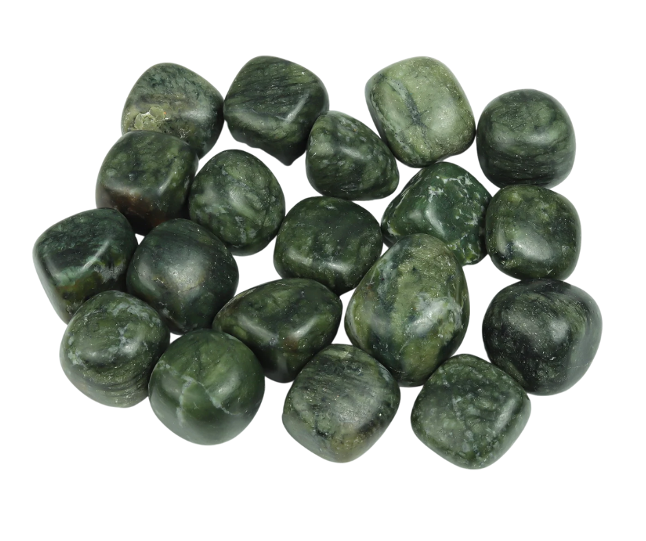 Jade Nephrite Tumbled 1" *Sold Individually*