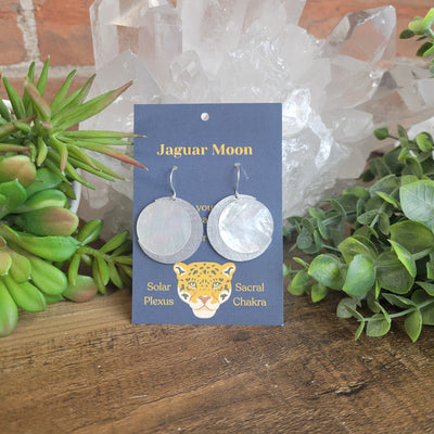 Jaguar Moon Gemstone Earrings Variants- Artisan Made