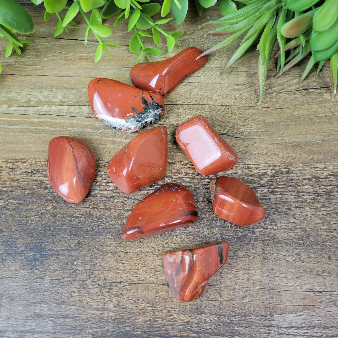 Jasper Fancy Red Polished .5"-1" *Sold Individually*