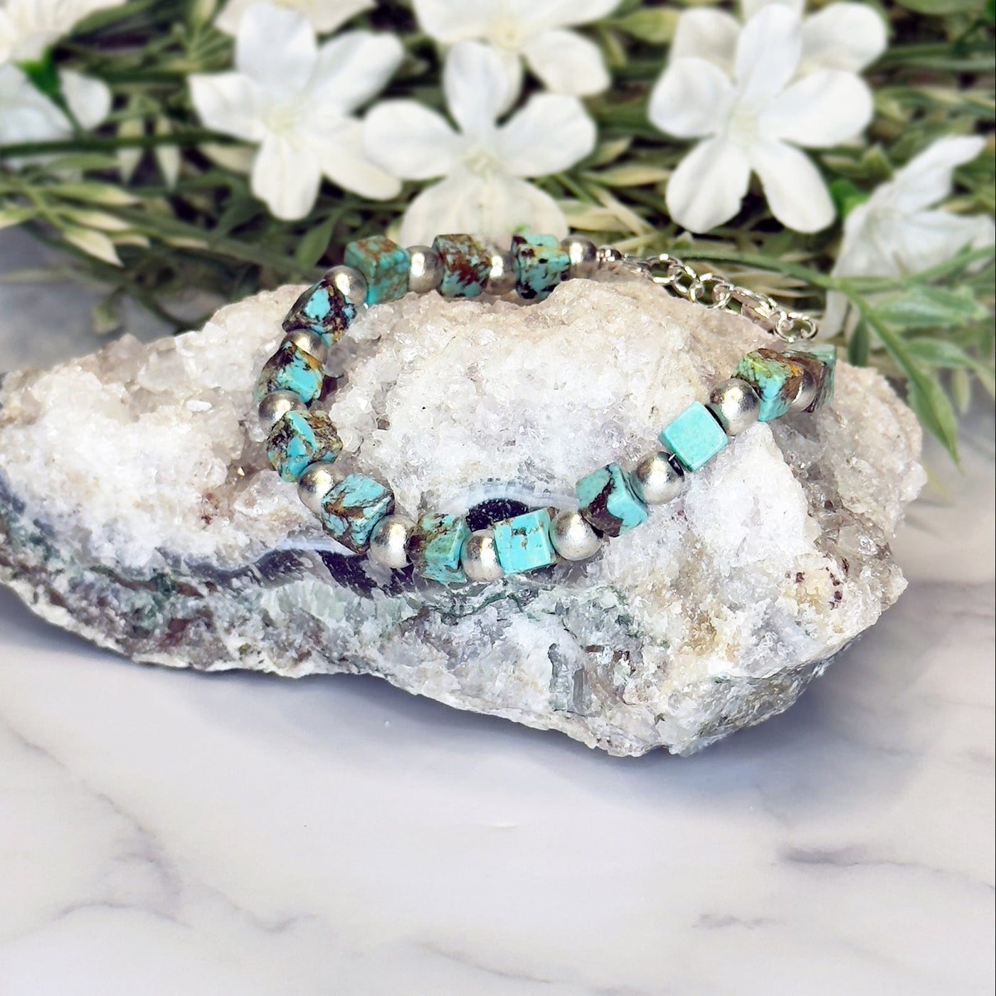 Kingman Arizona Turquoise Adjustable Bracelet– Artisan Made