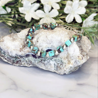 Kingman Arizona Turquoise Adjustable Bracelet– Artisan Made