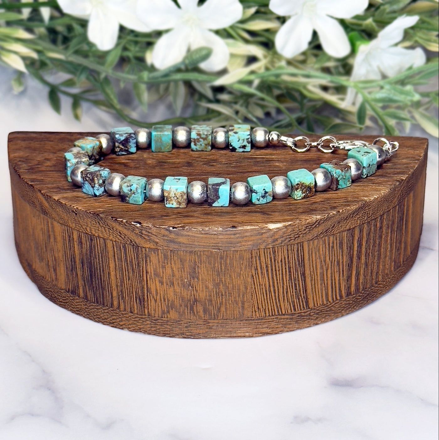 Kingman Arizona Turquoise Adjustable Bracelet– Artisan Made