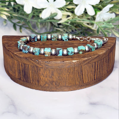Kingman Arizona Turquoise Adjustable Bracelet– Artisan Made