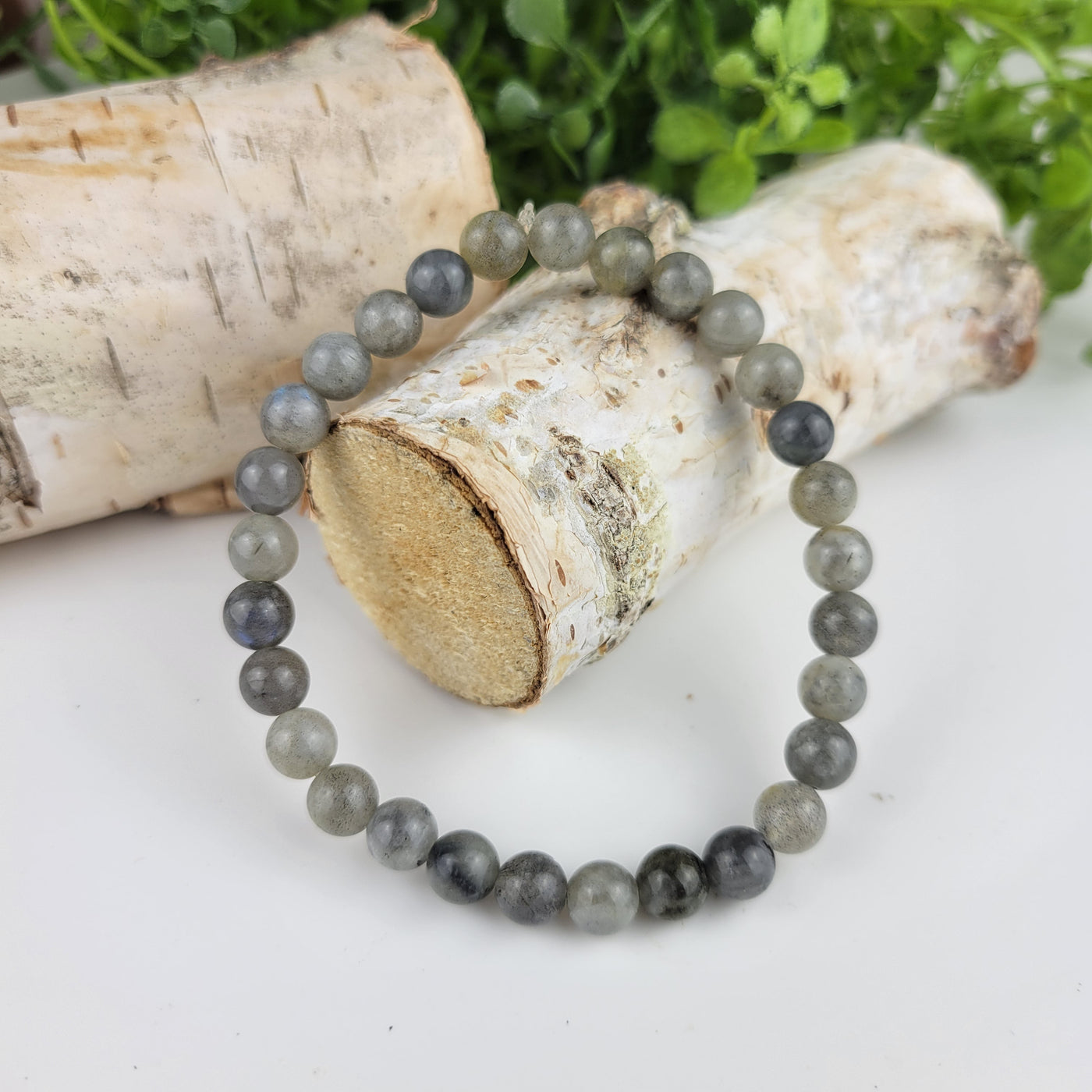 Labradorite 6mm Bead Stretch Bracelet