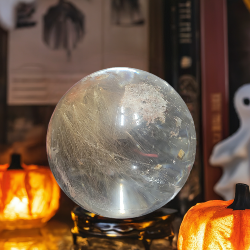 Large Clear Quartz Sphere