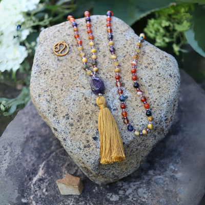 Leo Zodiac Mala - Artisan Made