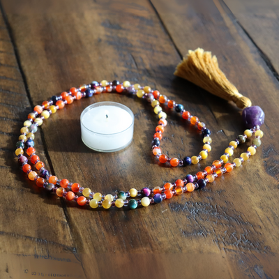 Leo Zodiac Mala - Artisan Made