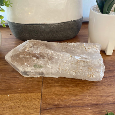 "Lightning Struck" Quartz Point 9” x 3”