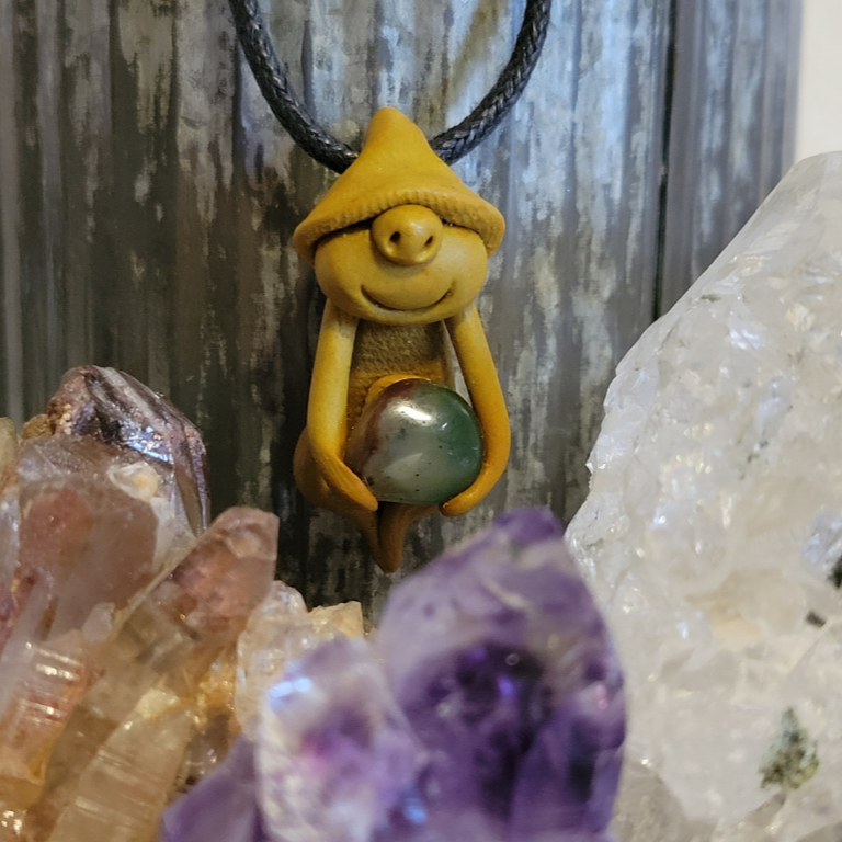 Lucky Crystal Troll Necklace