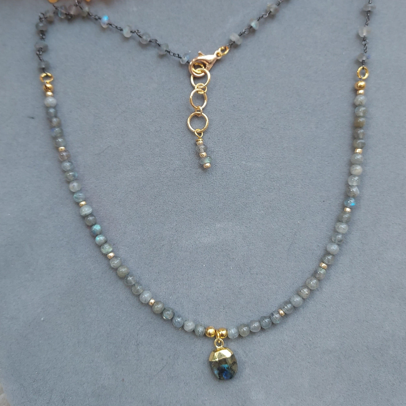 "Midnight Sun" Labradorite Necklace - Artisan Made