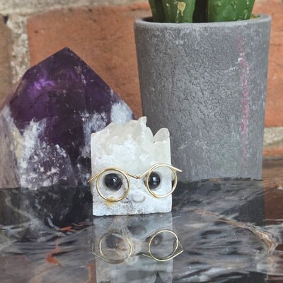 Mini Druzy Crystal Cuties w/Glasses -Variants